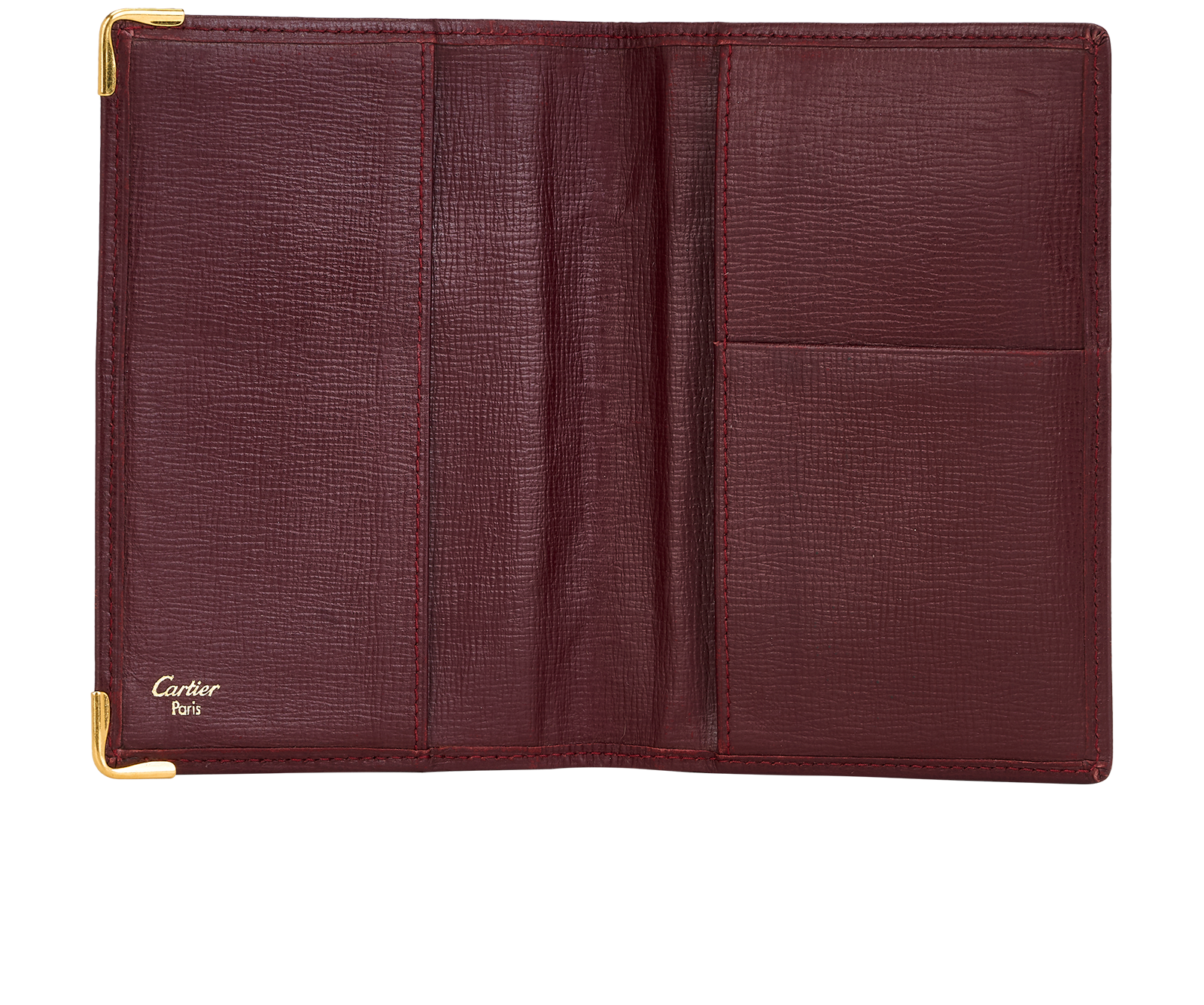 Cartier Passport Cover, &pound;190, Accessories, Burgundy, Leather, Other view
